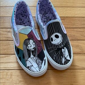Disney nightmare before Christmas slip on sneakers
